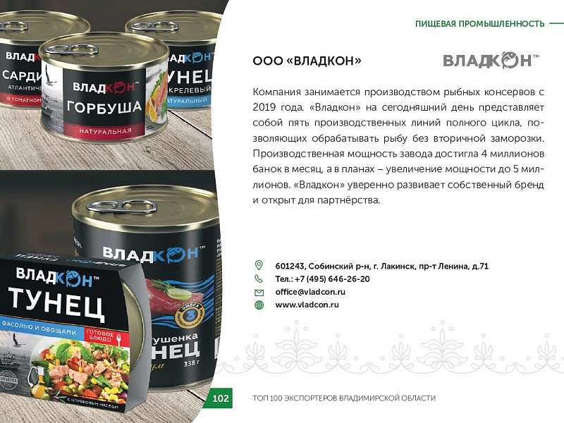 Каталог экспортеров RU