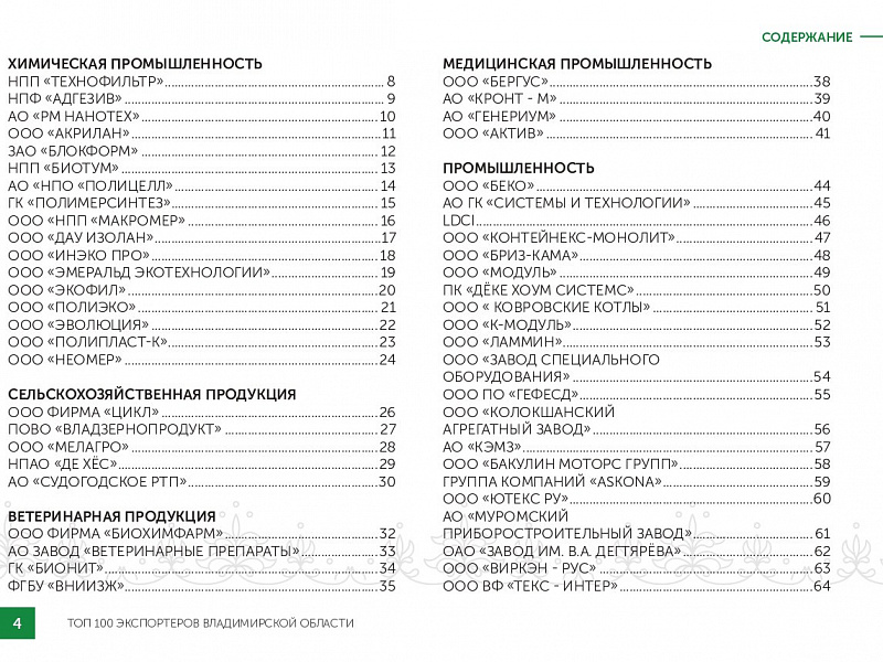 Каталог экспортеров RU