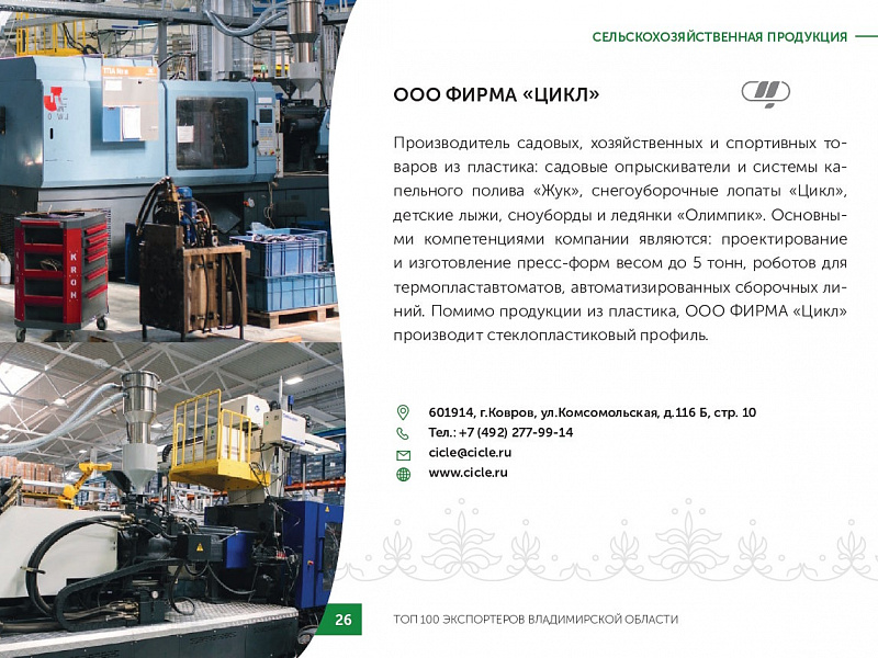 Каталог экспортеров RU